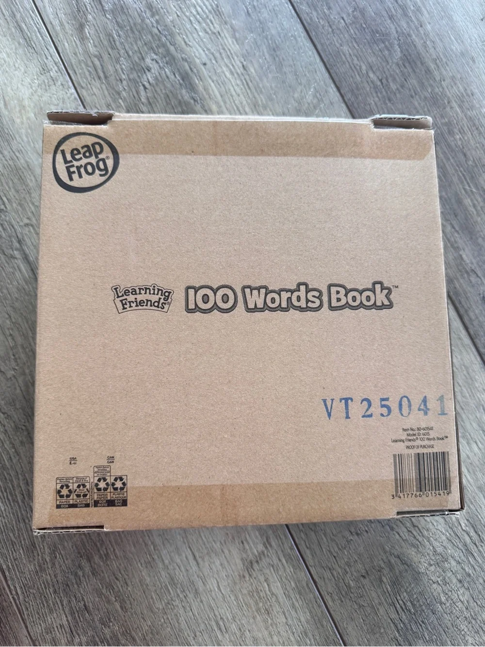 Learning Friends 100 Words Book - Blue & Green NEW IN BOX Baby Toddler Game
